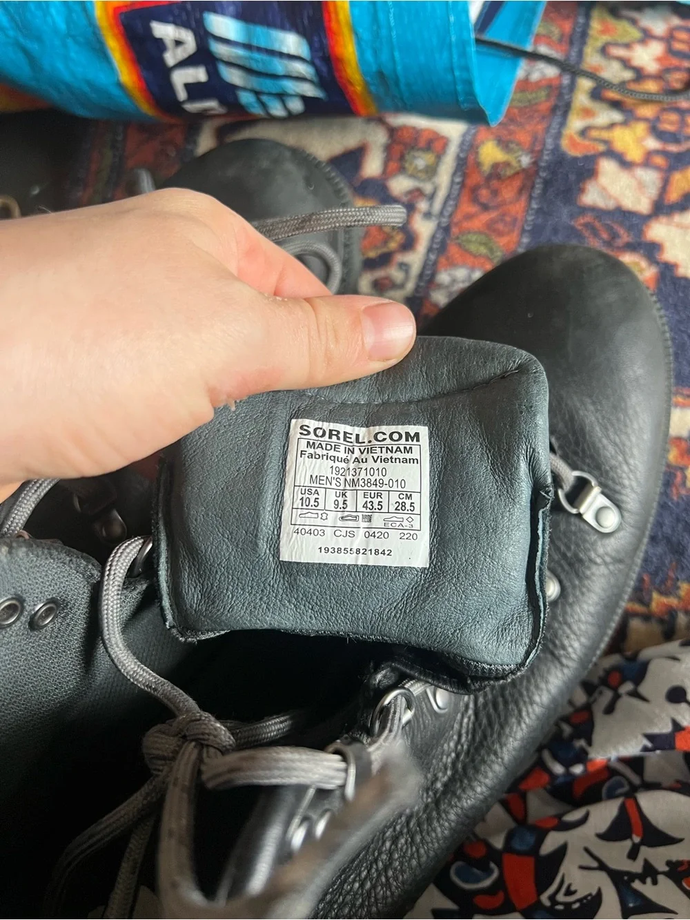 Sorel men black